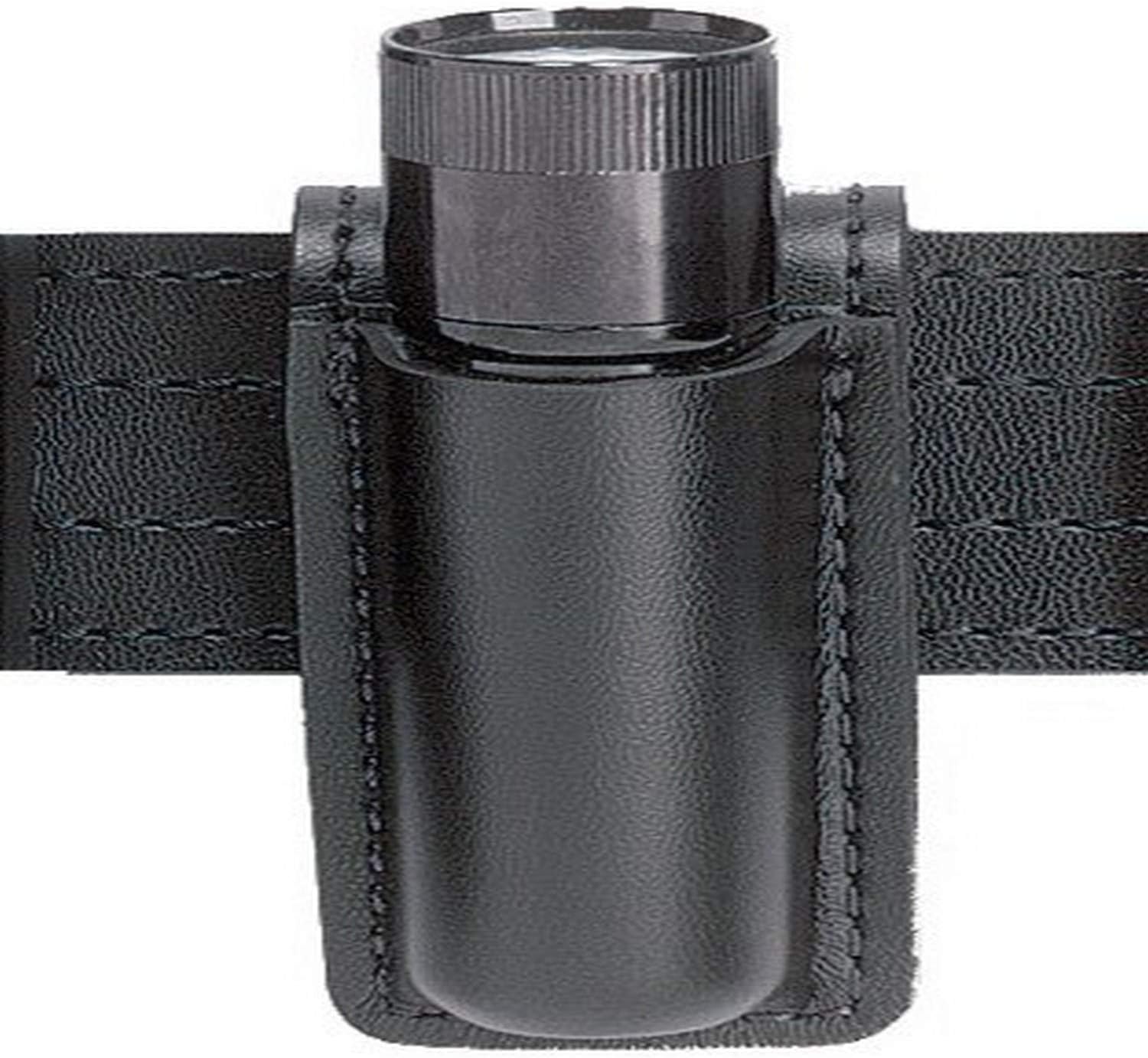 safariland 306 Open Top Flashlight Carrier, Plain Black, for Streamlight Stinger with Poly Grip