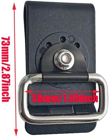 Qinwuwu XXHong Hammer Holster Clip on Tool Belt, Hammer Holder Loop Hammer Belt Hook for Pliers Hammer Wrench Metal Accessories