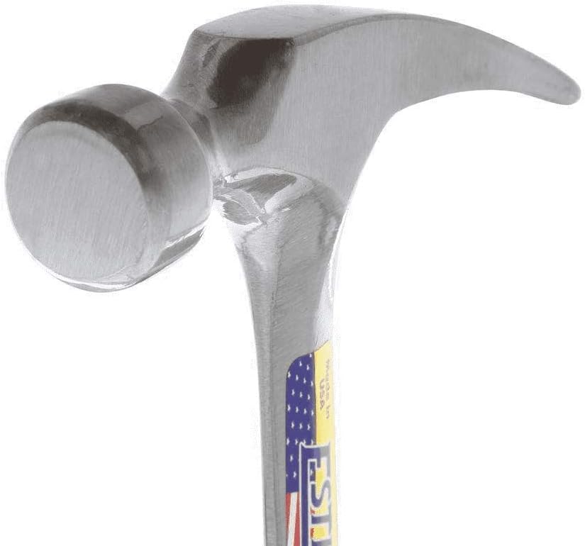 Estwing E3-12S Rip Hammer, Smooth Face, 12-Ounce, Vinyl Shock Reduction Grip, 11-Inch