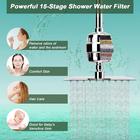 HarJue Filter Shower Head, High Pressure ShowerHead with Filter Combo for  Hard Water, Remove Chlorine Fluoride