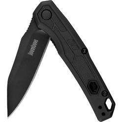 Kershaw Appa Folding Tactical Pocket Knife, SpeedSafe Opening, 2.75 inch Black Blade and Handle, Small, Lightweight Every Day Carry