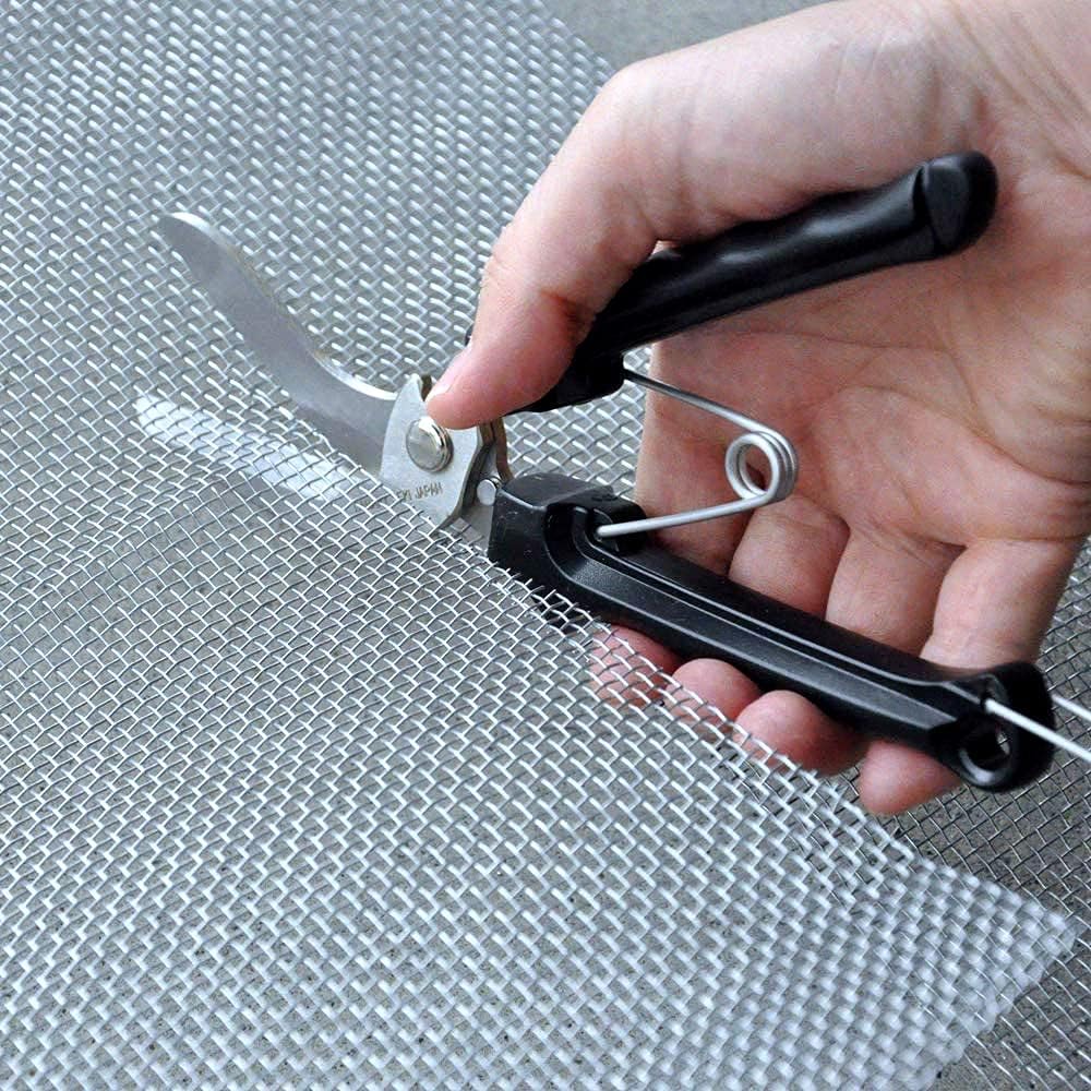 CANARY Carpet Cutter Tool Heavy Duty Carpet Scissors, Razor Japanese Stainless Steel Blade, Spring Loaded Hand Shears for Carpet, Rug,