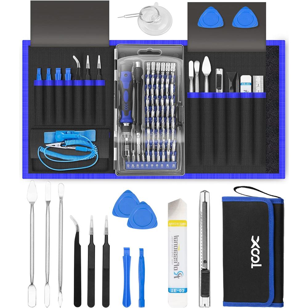 Generic Professional Computer Repair Tool Kit, Precision Laptop Screwdriver Kit, XOOL 82 in 1 Electronics Repair Tool with 58 Magnetic