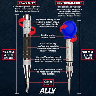 ALLY Tools and Parts Corp. ALLY Tools Super Strong 6 Inch and 5 Inch Heavy  Duty