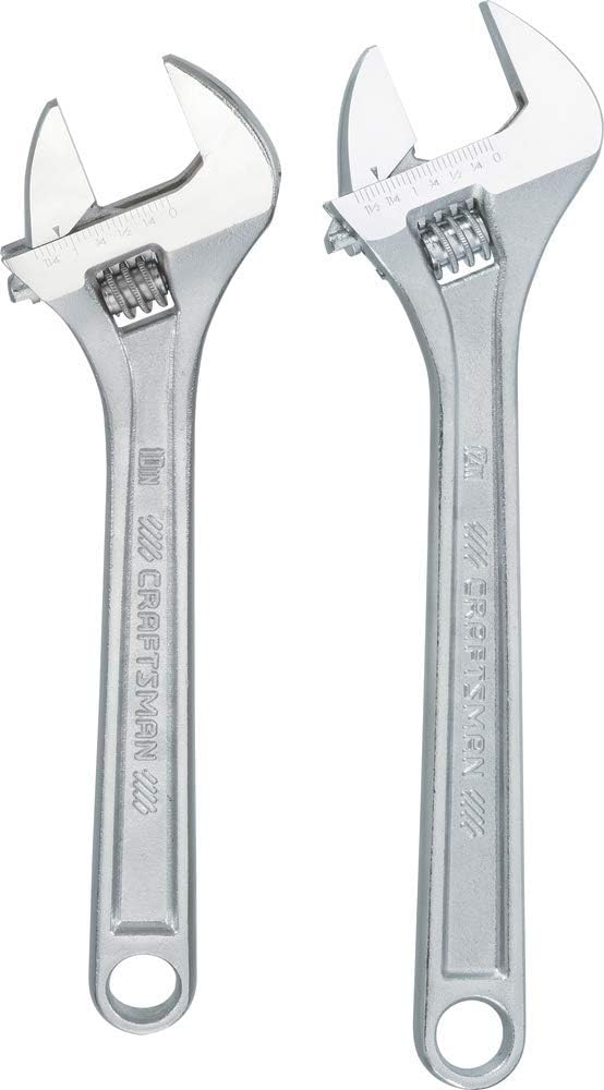 Craftsman Adjustable Wrench Set, 2Piece (CMMT12002)