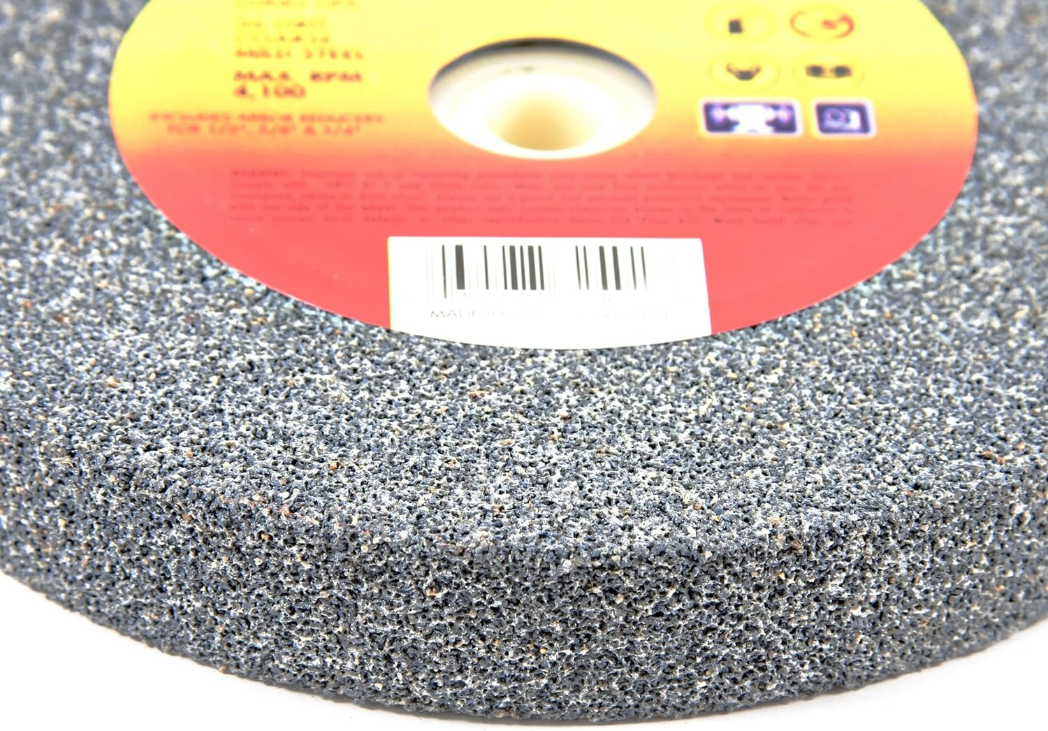 Forney 72402 Bench Grinding Wheel, Vitrified with 1-Inch Arbor, 80-Grit, 6-Inch-by-3/4-Inch
