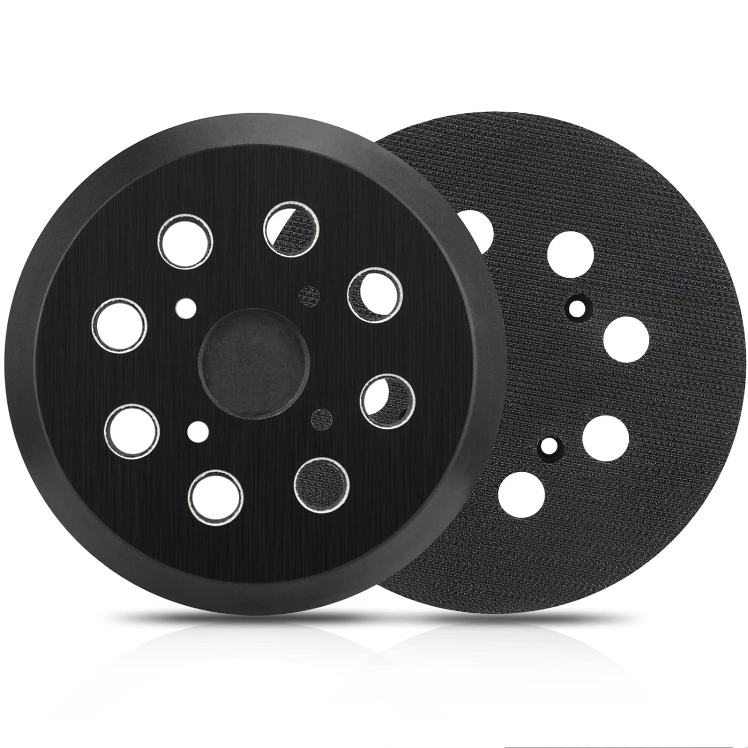 Generic Sander Replacement Pad for Ryobi, 2 Pack 5 in 8 Hole Hook and Loop Orbital Sanding Pad Parts for Ryobi RS290 RS280 P411 Milwauk