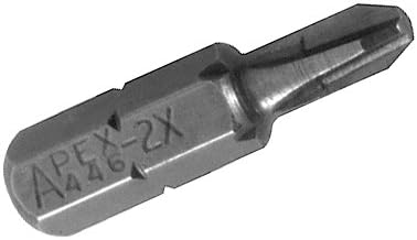 Generic 446-2X Apex Phillips 1/4'' Hex Insert Bits - Limited Clearance (Set of 20 Bits)