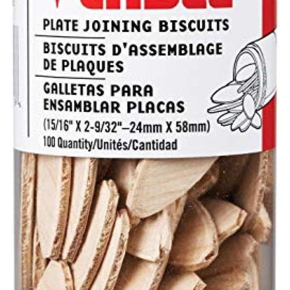 PORTER-CABLE 5562 No. 20 Plate Joiner Biscuits. Sold as 2 Pack, 200 Pieces Total