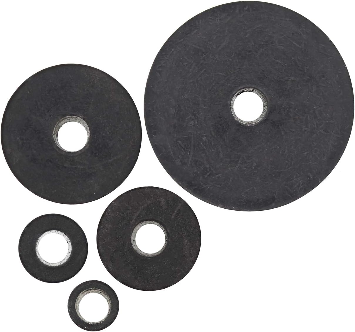 ABN Oscillating Spindle Sander Drill Press Sanding Drum Kit - 5pc Rubber Replacement Drums Kit, Sanding Sleeves
