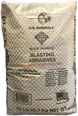 BLACK DIAMOND 07TSMBB5  Blend Coal Slag, Medium, 50-Lb. - Quantity 1