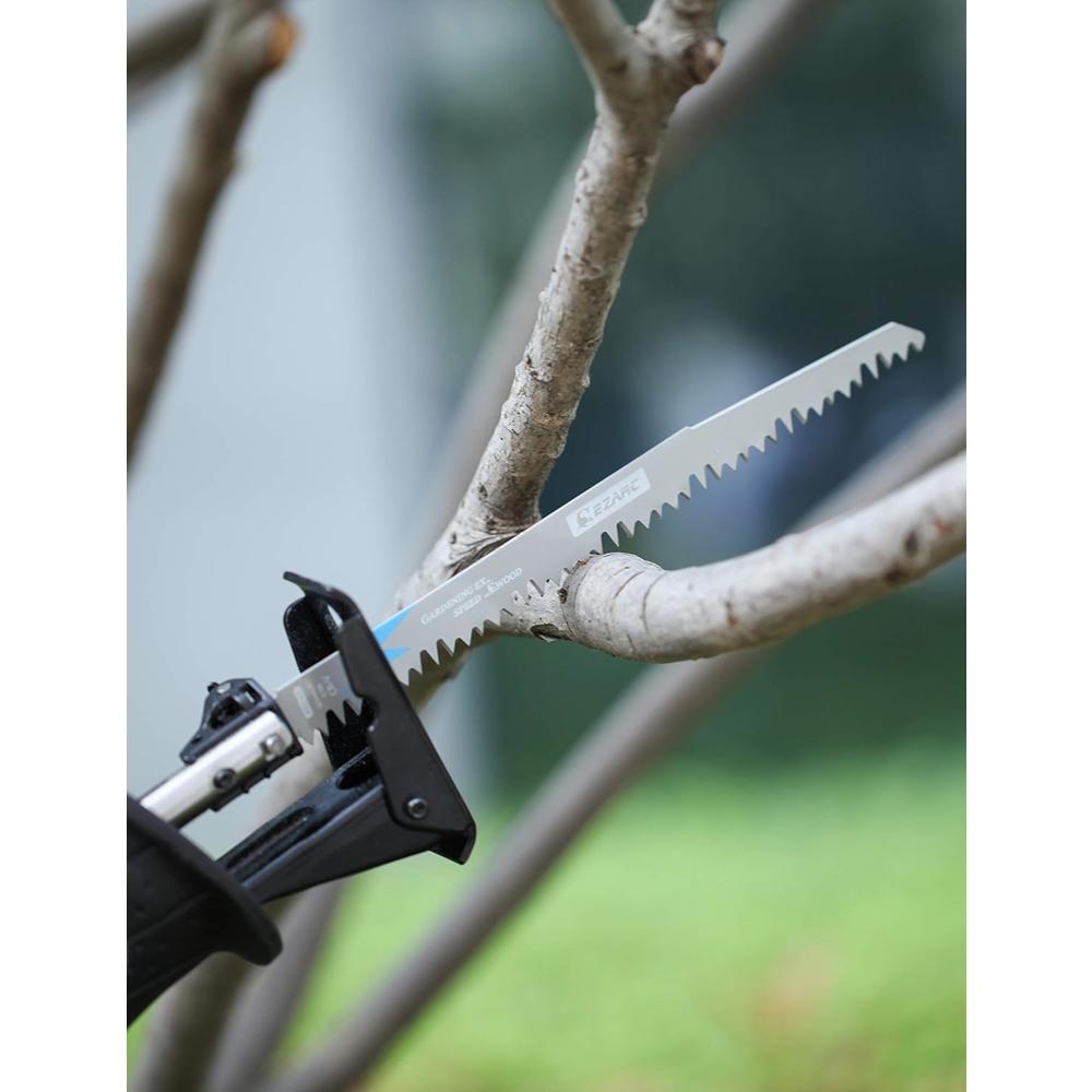 EZARC Wood Pruning Reciprocating Saw Blade, 9-Inch Sawzall Blades R931GS 5TPI (5-Pack)