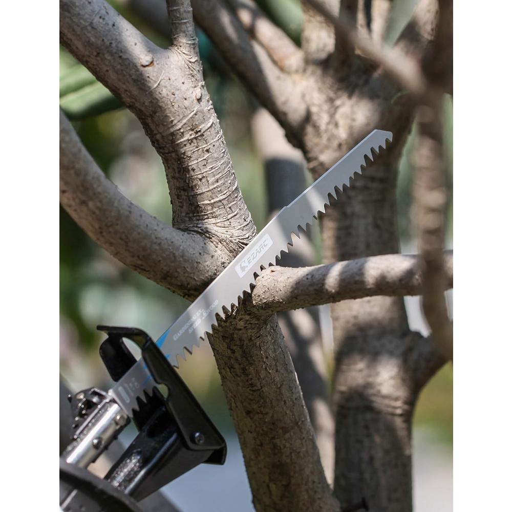 EZARC Wood Pruning Reciprocating Saw Blade, 9-Inch Sawzall Blades R931GS 5TPI (5-Pack)