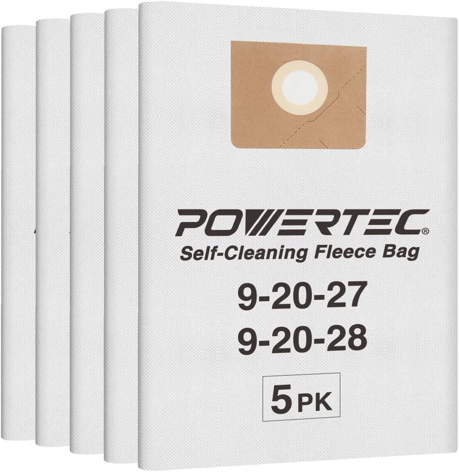 Powertec 75041 Fleece Filter Bags for Fein Turbo 1