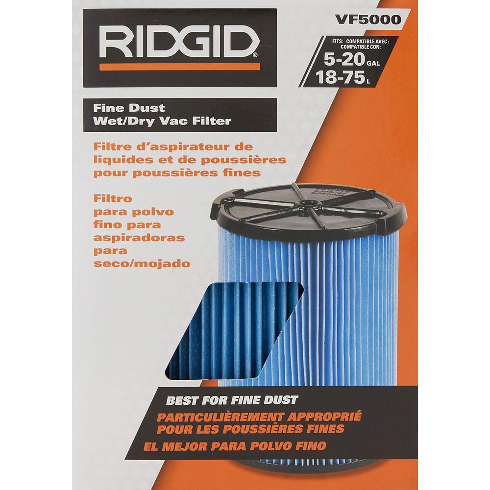 Ridgid , 72952, Vacuum Filter, VF5000, 2-Stage