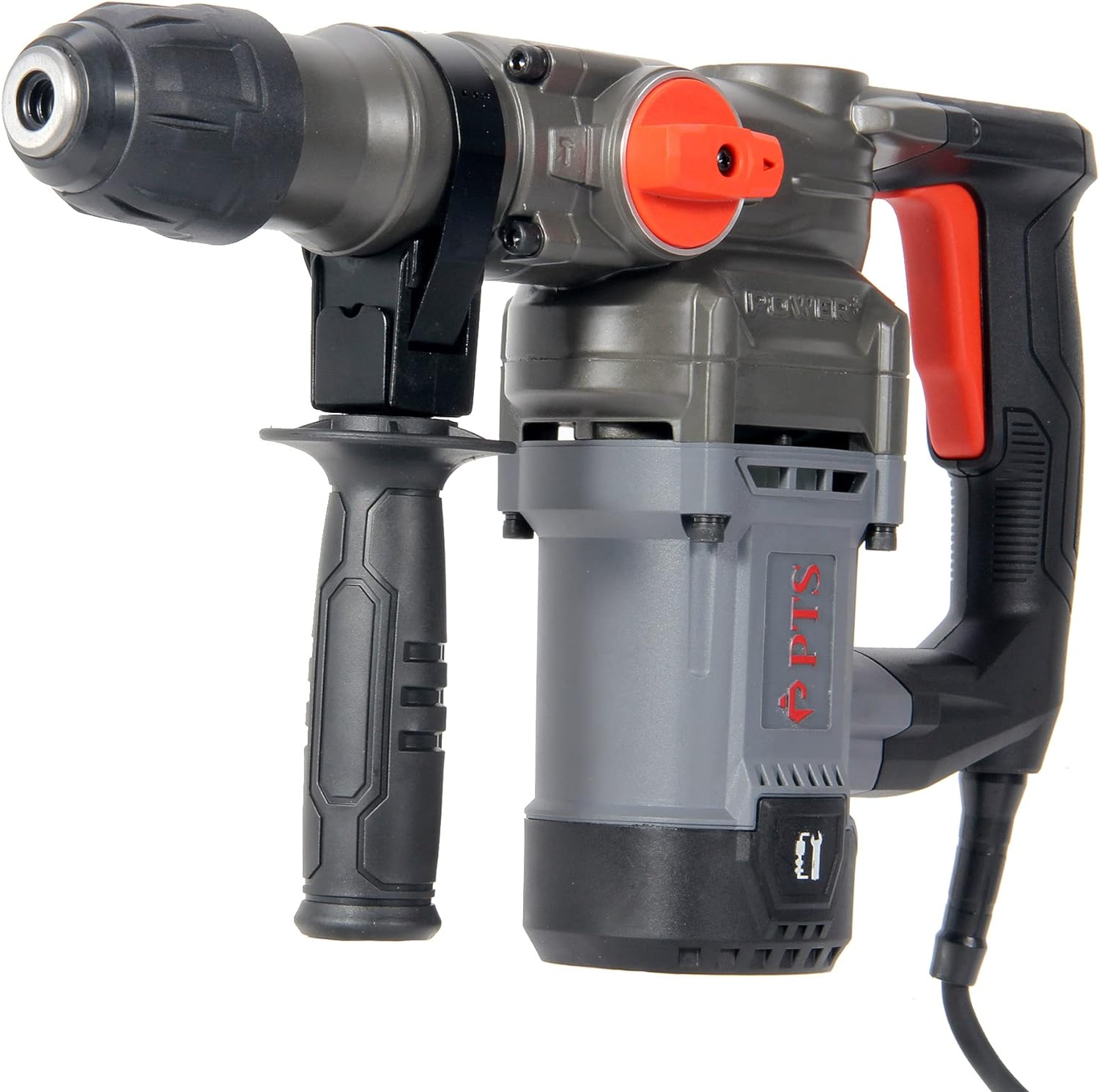 PTS PRO TOOLS SOLUTION PTS Corded Rotary Hammer Drill 1&#226;&#128;&#157;26mm 10Amp 110V Combination Rotary Hammer | SDS Plus | 3 Modes |