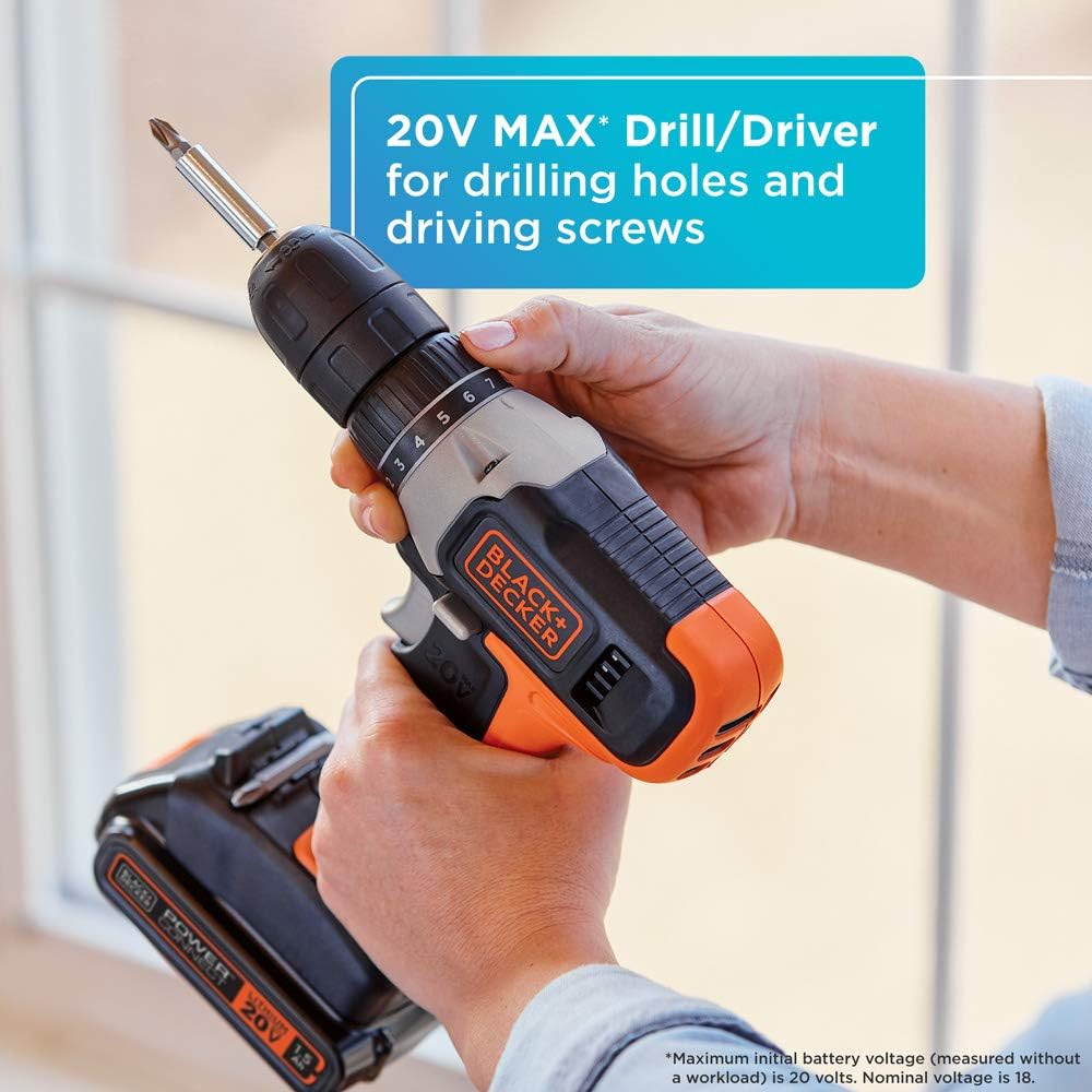 beyond by BLACK+DECKER Home Tool Kit with 20V MAX Drill