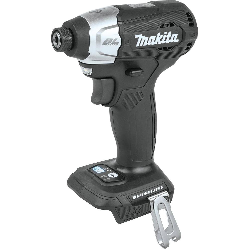 Makita XDT18ZB 18V LXT Lithium-Ion Sub-Compact Brushless Cordless Impact Driver, Tool Only, Black