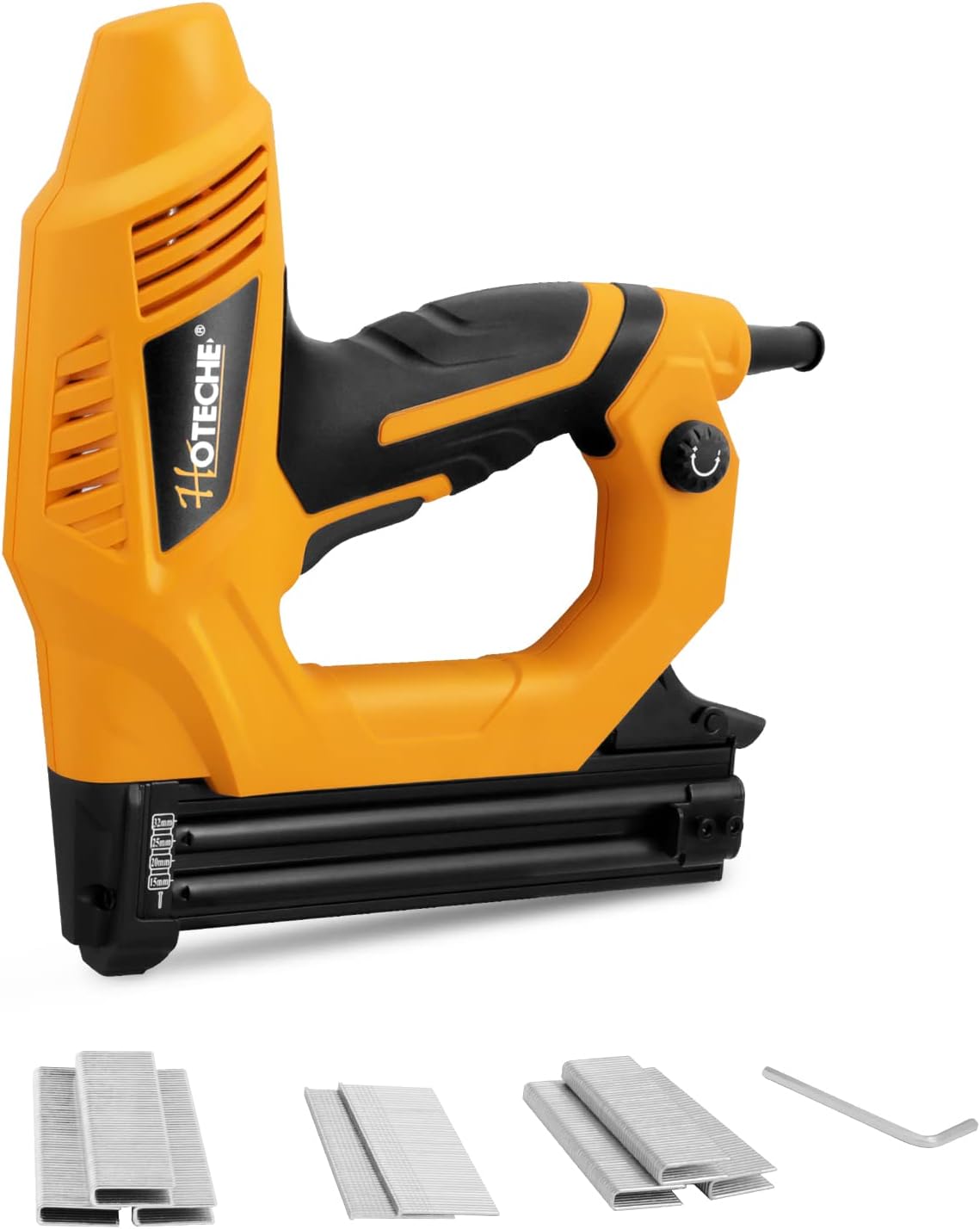 Hoteche Electric Brad Nailer, 2 in 1 Electric Nail Gun/Staple Gun for