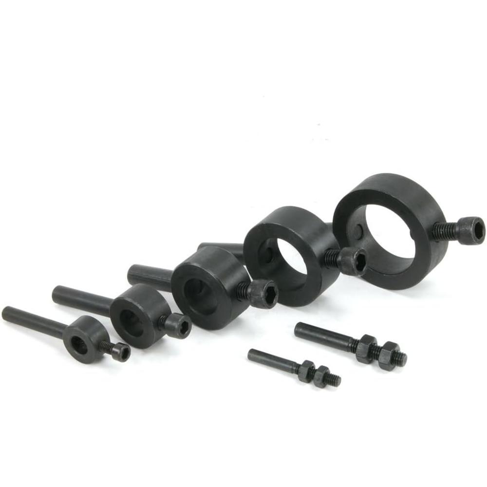 LittleMachineShop.com Lathe Dog Set 0-40mm - includes driver pins for lathes with an 80 mm spindle flange (including mini lathes), and lathes with a