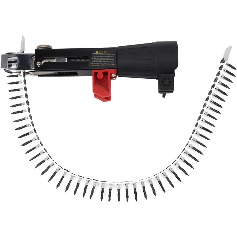 Pissente Electric Drill Chain Fixing Kit, Automatic Chain Nail Gun Electric Drill Screw Tightening Equipment