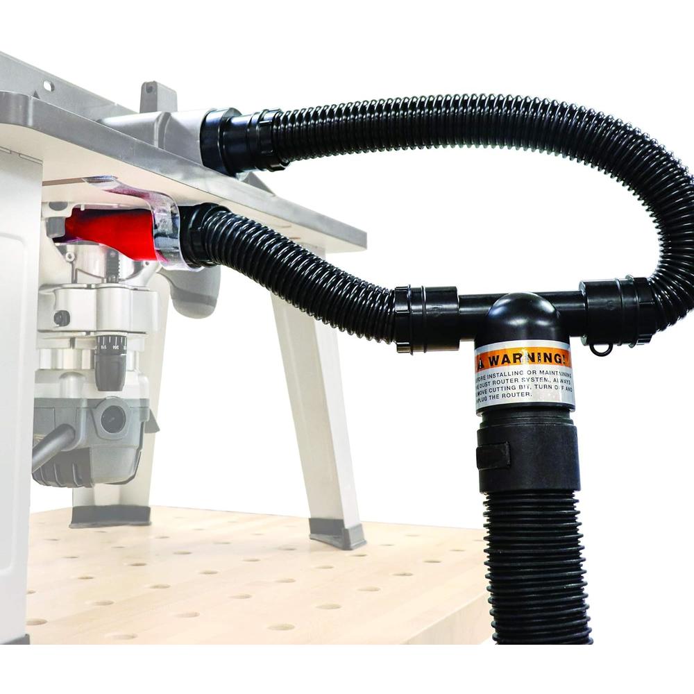 Milescraft 1501 Dust Router - Complete Dust Collection System for Router Tables
