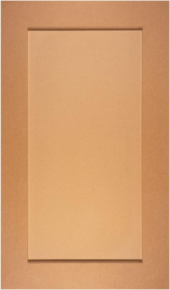 Generic Unfinished MDF Cabinet Door Bathroom-Kitchen-Closet Replacement - Shaker Style (12 Inch Wide, 24 Inch Tall)
