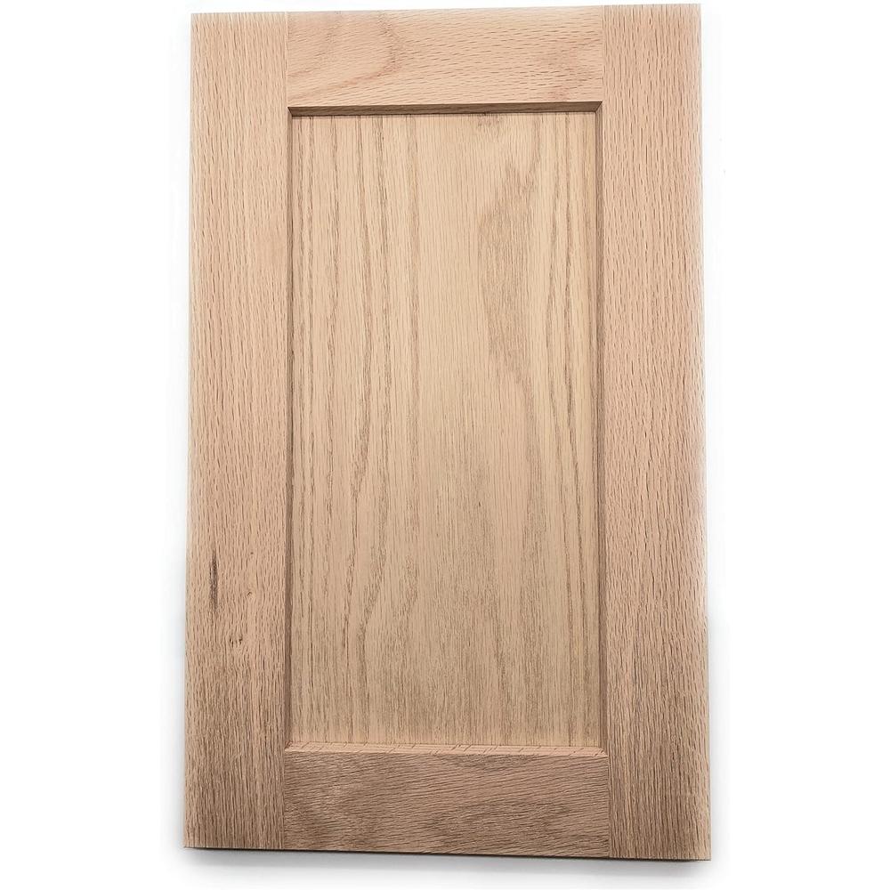 onestock Unfinished Solid Oak Wood Cabinet Door Replacement, Refacing Kitchen, Cupboard, Bathroom Panels, Shaker Style, Paintable, Stain