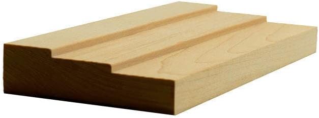 NewMouldings Casing EWCA34 Contemporary Style, 3/4" x 2-1/2", Maple, 95"