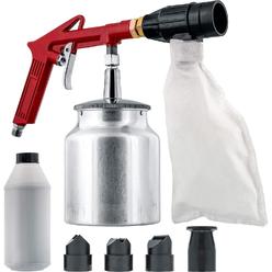 TCP Global Brand Air Sand Blasting Gun with Sand Recovery System (Includes Abrasive)