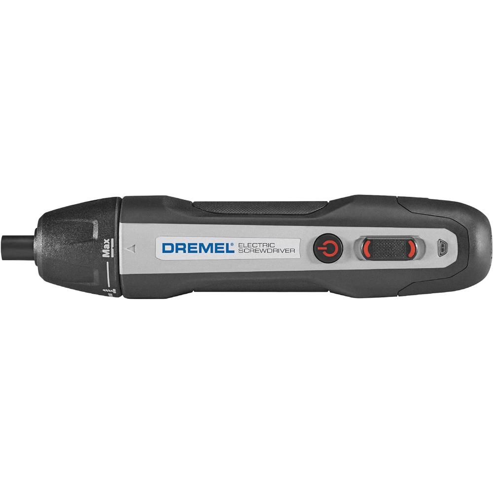 Dremel HSES-01 4V Cordless USB Rechargeable Electric Screwdriver Kit with 6 Power Settings and Smart Stop Technology - Includes 7 Scre