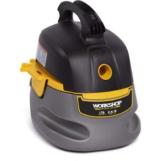 WORKSHOP Wet/Dry Vacs Vacuum WS0255VA Compact, Portable Wet/Dry Vacuum  Cleaner, 2.5-Gallon Small Shop