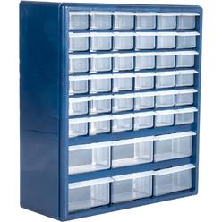 Stalwart Plastic Storage Drawers &#226;&#128;&#147; 42 Compartment Organizer &#226;&#128;&#147; Desktop or Wall