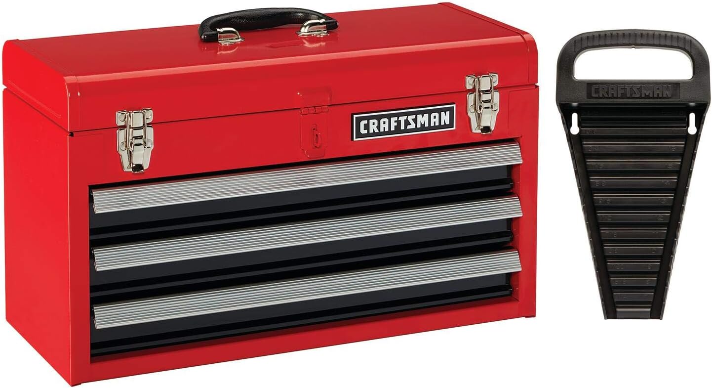 Craftsman CMST53005RB 3-DWR PORTABLE CHEST W/WRENCH ORG