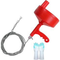 Booda Brand Drainsoon Auger 25 Foot, Plumbing Snake Drain Auger Sink Auger  Hair Clog Remover, Heavy