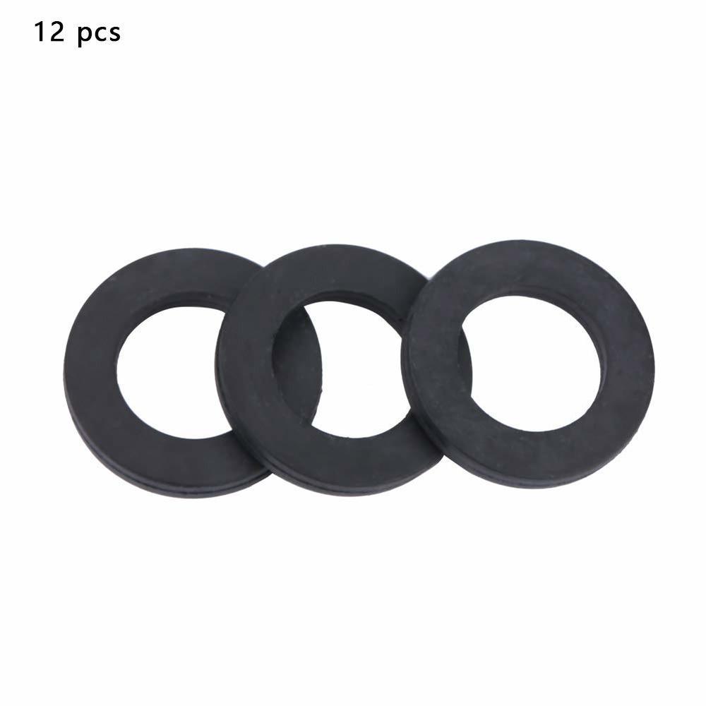 bruid Roei uit vergeten Generic 12pcs Flat Rubber Washers Rubber O Ring Seals Water Pipe Connector  Replacement for Faucets and