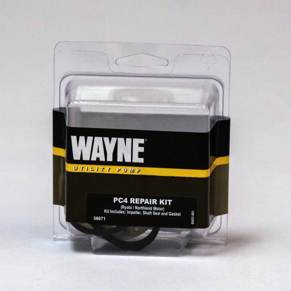 Standard Plumbing Supply Wayne 56671 56671-WYN1 Repair Kit PC4, Black