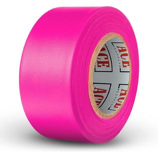 Ace Supply Pink Flagging Tape 12 Pack - Non-Adhesive - 1.5 Width, 150' Length, 2 Mil - Marking Tape for Trees, Plastic Ribbon for BR