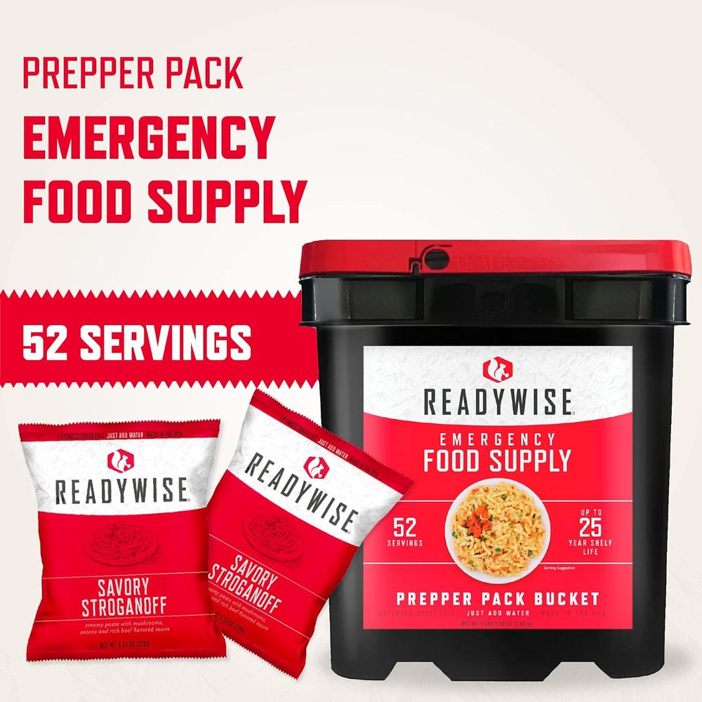 ReadyWise Emergency Food Supply, Freeze-Dried Survival-Food Disaster Kit