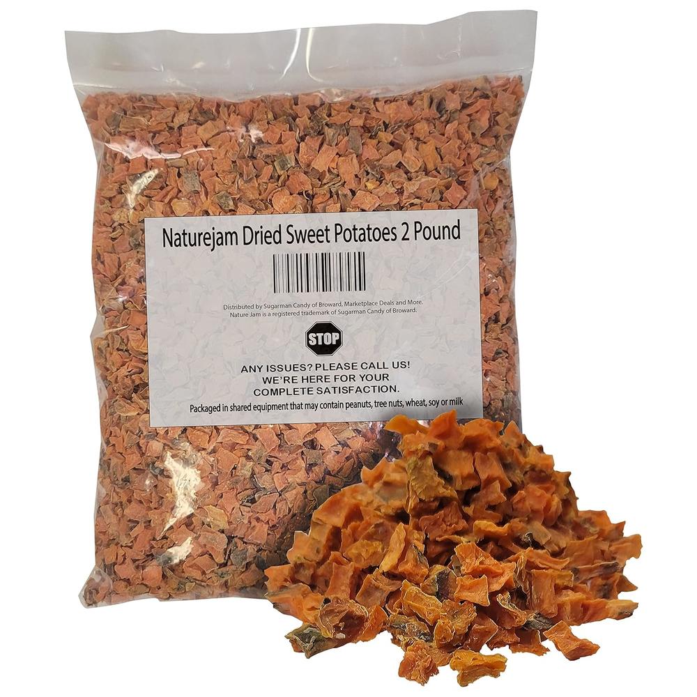 Generic Naturejam Dried Sweet Potatoes 2 Pounds Bulk-Pandemic Emergency Dehydrated Food