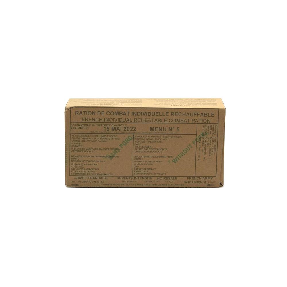 Generic New FRENCH MRE Army Ration Meal Ready To Eat Emergency Food Supplies Genuine RCIR (Menu 9)