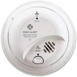 First Alert BRK SC9120FF Hardwired Smoke and Carbon Monoxide (CO) Detector with Battery Backup, 1 pack , White