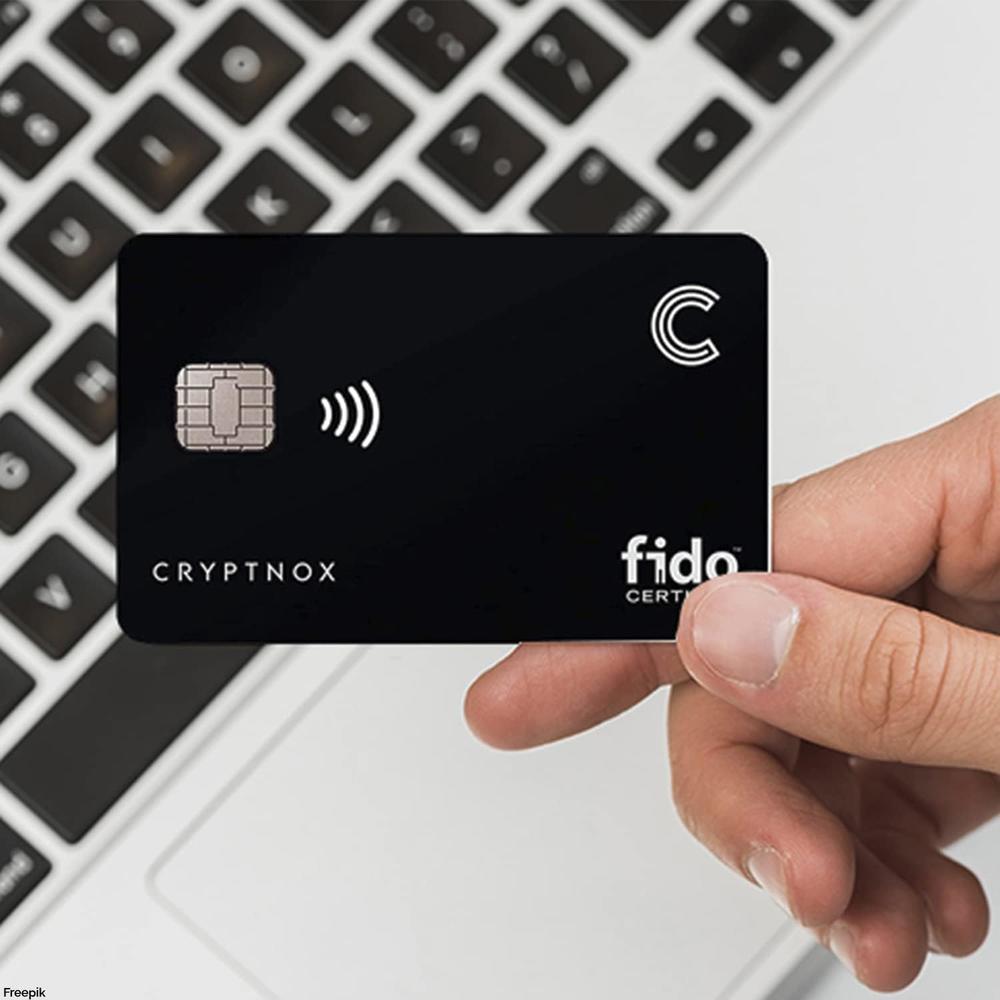 Generic Cryptnox FIDO2 Security Key Smart Card with Physical 2FA and U2F FIDO as Second Factor - Works with NFC Supported Devices - FID