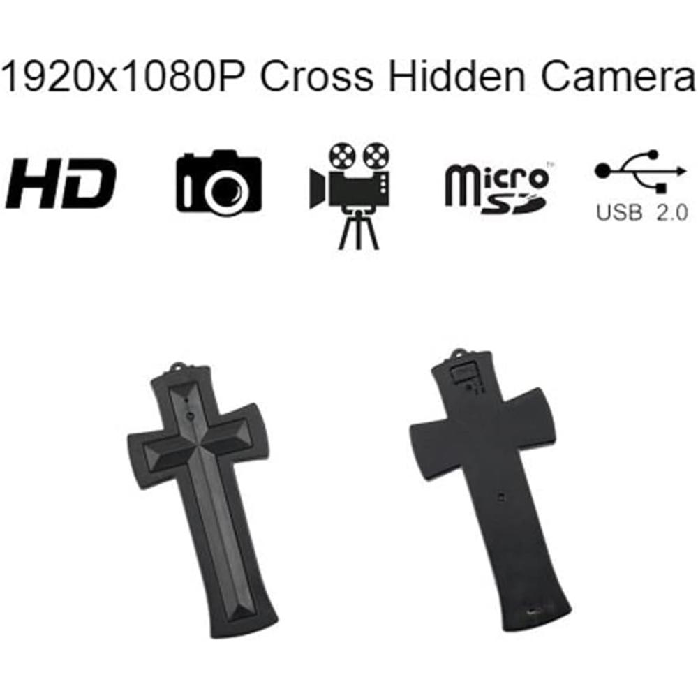 Safety Tech nology HC-CROSS-DVR Cross Hidden Spy Camera with built in DVR
