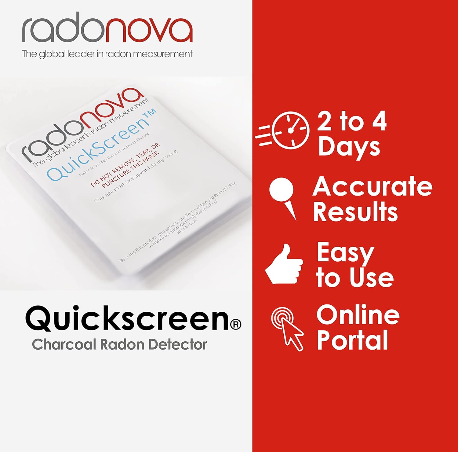 Generic Radonova Quickscreen Home Radon