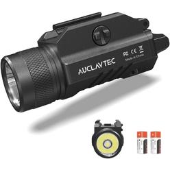 AUCLAYTEC Gun Light 1200 Lumens Compact Pistol Light LED Tactical for Picatinny MIL-STD-1913 and Glock Pistol Weapon Light with Cree XML2