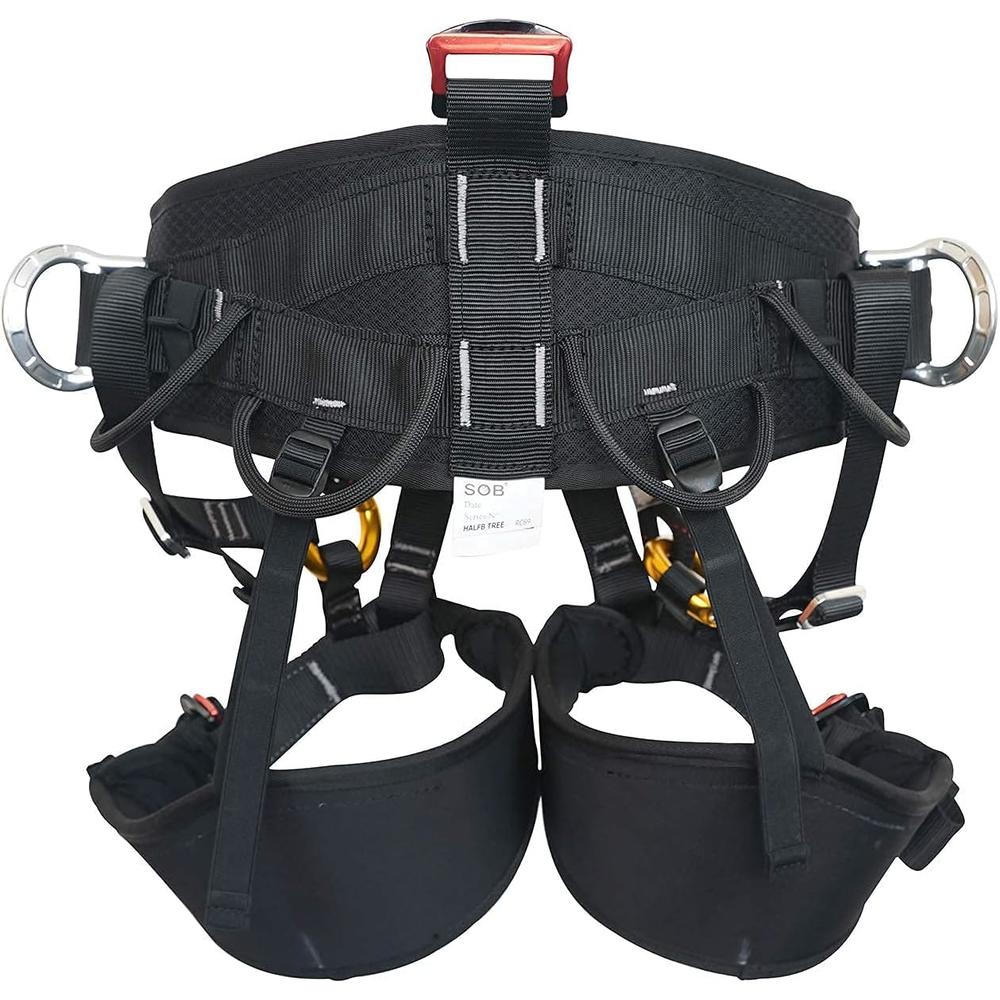Generic SOB Half Body Harness Thicken Widen Protecta Waist Safety Harness Tree Working Safety Belt Rescuing Work at Height