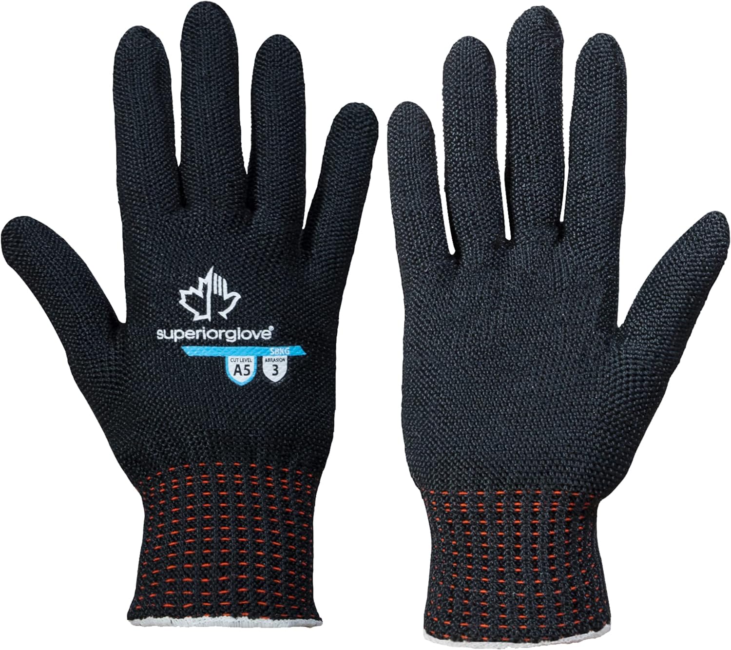 Superior Glove Works Contender Heavyweight Cut Resistant Glove with Kevlar  (1 Pair of Kitchen Heat Resistant Gloves - SBKG/L) Size Large