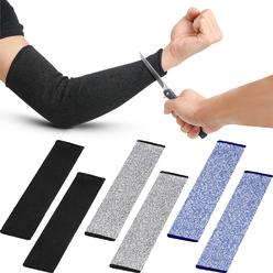 Generic 3 Pairs Cut Resistant Arm Protectors for Thin Skin and Bruising Level 5 Arm Protective Sleeves for Men Women