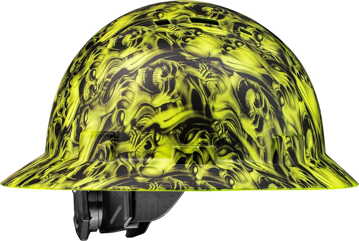 Acerpal Full Brim Hard Hats Customized White Hard Hat, Custom Design Safety Helmet, with 6 Point Suspension, by Acerpal